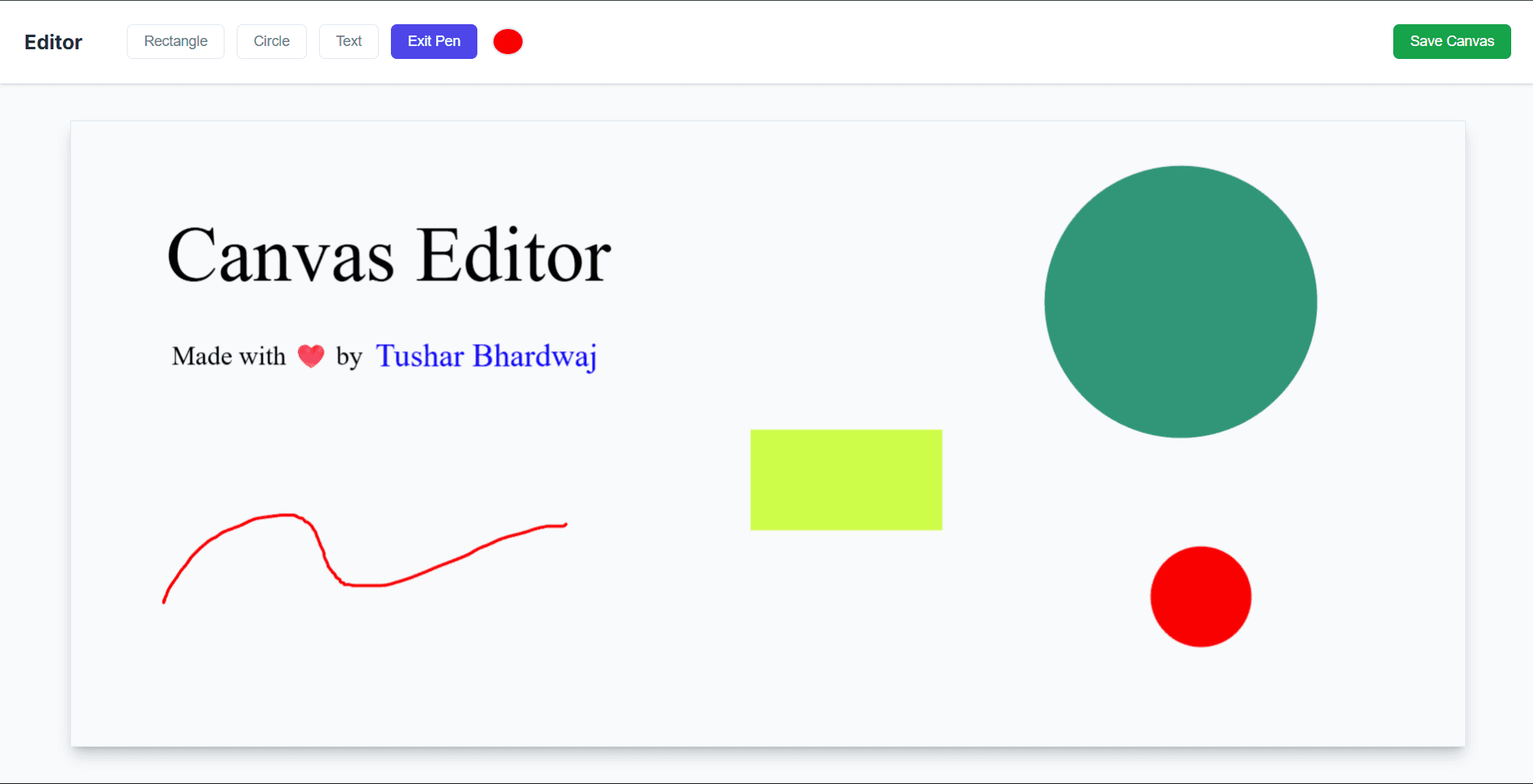 Canvas Editor project cover